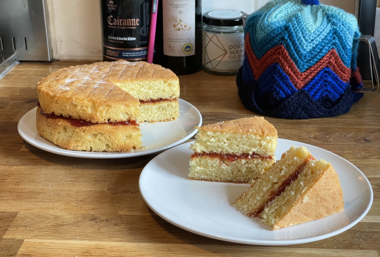 Vanilla layer cake